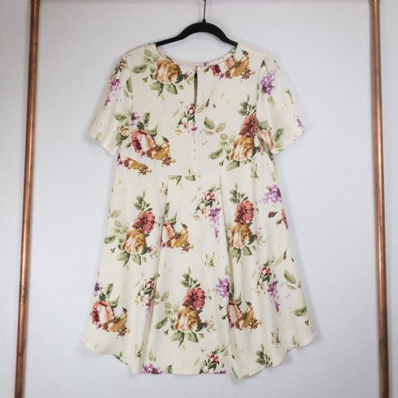 Philosophy Republic Hi Low High Romantic Floral Tunic Blouse Shirt Size Medium M - Picture 4 of 7